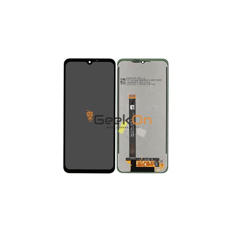 Γνήσια Οθόνη LCD Και Μηχανισμός Αφής Με Πλαίσιο για Samsung Galaxy G736 Xcover 6 Pro GH82-29188A Μαύρο (Service Pack)