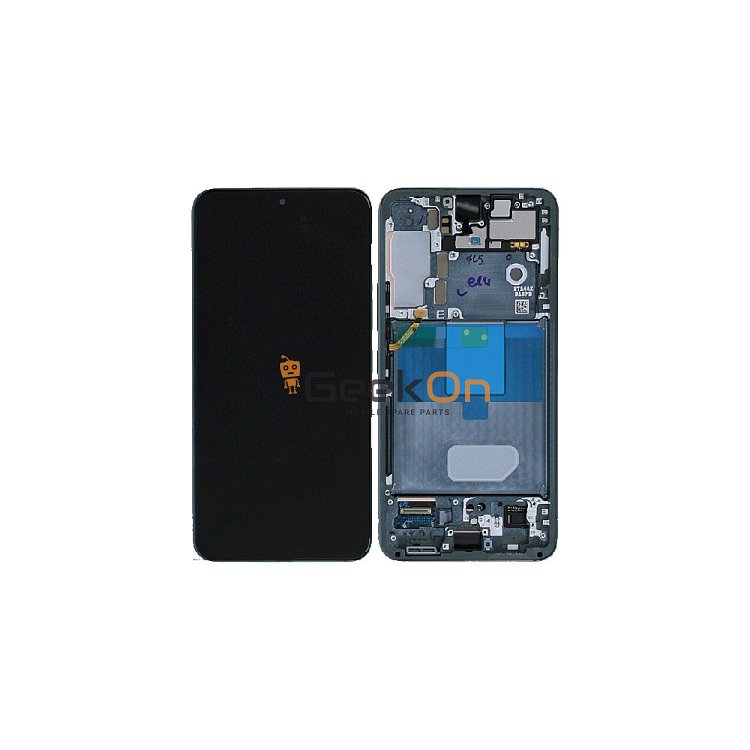 Γνήσια Οθόνη LCD Και Μηχανισμός Αφής Με Πλαίσιο για Samsung Galaxy S22 S901B GH82-27520C GH82-27521C Green (Service Pack)