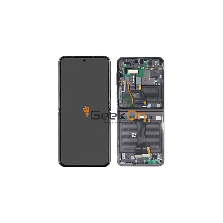 Γνήσια Εσωτερική Οθόνη LCD (inner) Και Μηχανισμός Αφής για Samsung Galaxy Z Flip 5 5G 2023 F731 GH82-31827E Μπλε (Service Pack)