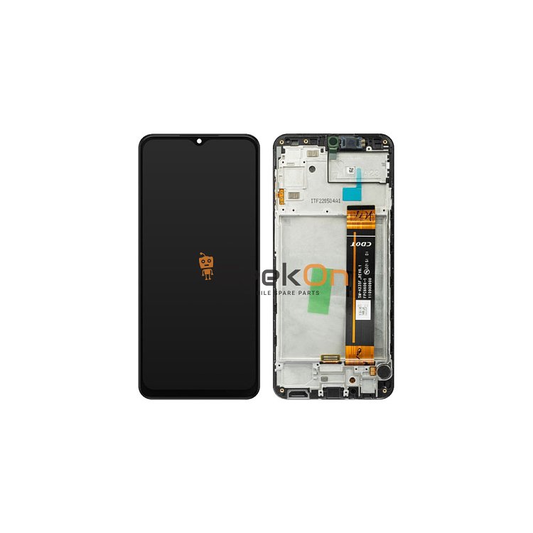 Γνήσια Οθόνη LCD Και Μηχανισμός Αφής για Samsung Galaxy A23 4G 2022 A235 GH82-28563A Μαύρο (Service Pack)