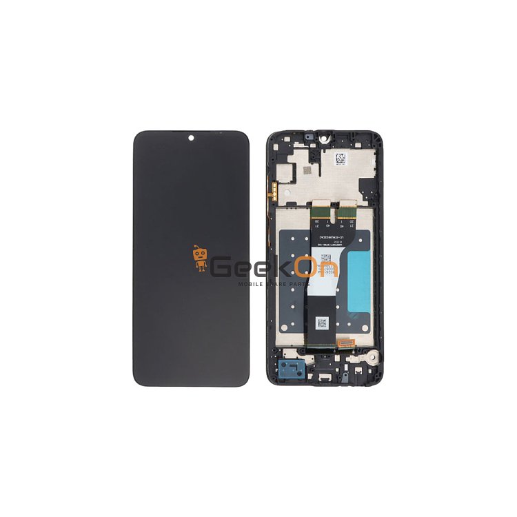 Γνήσια Οθόνη LCD Και Μηχανισμός Αφής για Samsung Galaxy A05s A057G GH81-24364A Μαύρο (Service Pack)