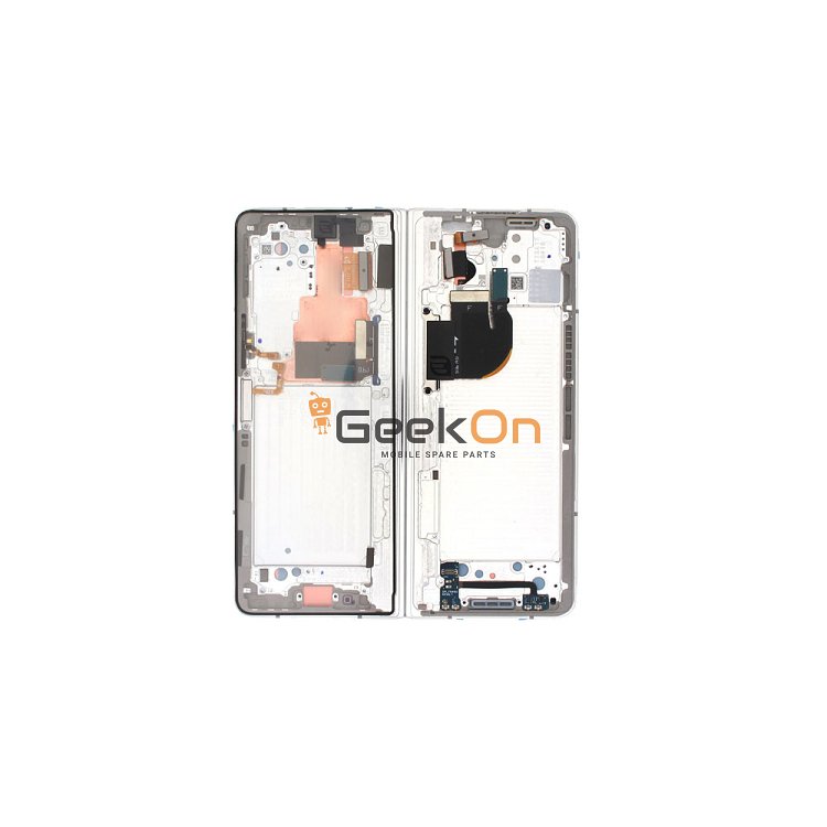 Γνήσια Εσωτερική Οθόνη LCD Και Μηχανισμός Αφής Με Πλαίσιο για Samsung Galaxy Z Fold5 F946 GH82-31842B GH82-31843B Κρεμ (Service Pack)