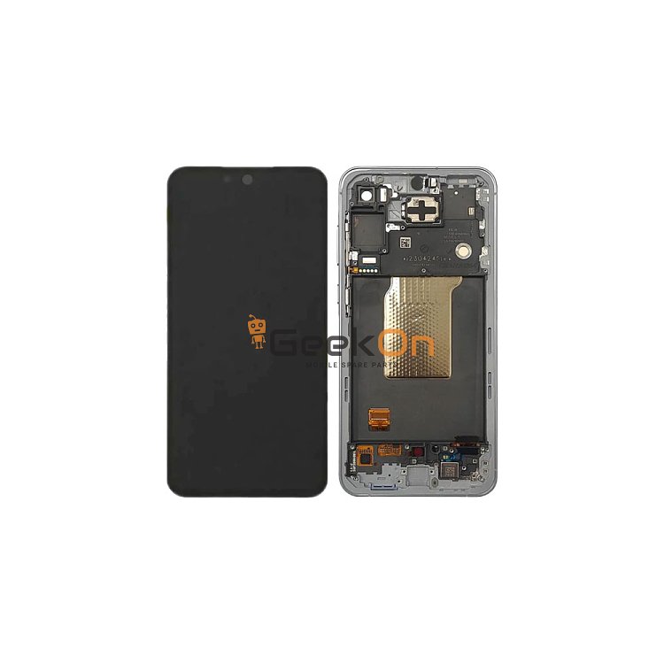 Γνήσια Οθόνη LCD Και Μηχανισμός Αφής Με Πλαίσιο για Samsung Galaxy A55 A556 GH82-34305B Μπλε (Service Pack)