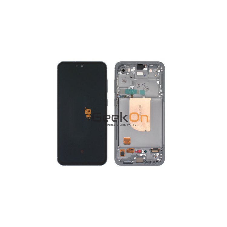 Γνήσια Οθόνη LCD Και Μηχανισμός Αφής (Χωρίς Πλαίσιο) για Samsung Galaxy S23 FE 5G S711 GH82-32856A Black (Service Pack)