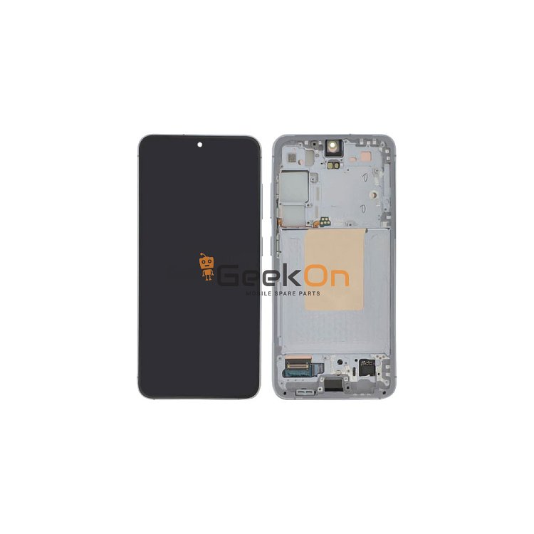 Γνήσια Οθόνη LCD Και Μηχανισμός Αφής Με Πλαίσιο για Samsung Galaxy S24 5G 2024 S921 GH82-33287F Blue (Service Pack)