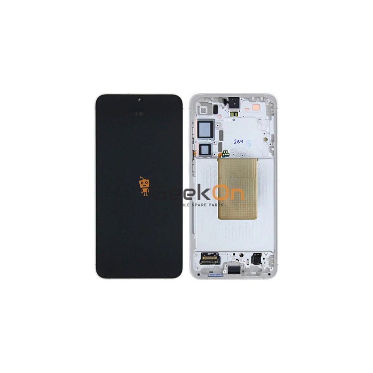 Γνήσια Οθόνη LCD Και Μηχανισμός Αφής Με Πλαίσιο για Samsung Galaxy S24 Plus 5G S926 GH82-33410E Green (Service Pack)