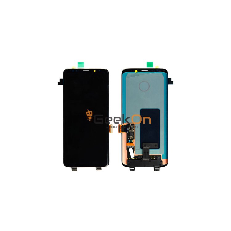 Γνήσια Οθόνη LCD Και Μηχανισμός Αφής (Χωρίς Πλαίσιο) για Samsung Galaxy S9 Plus G965 GH96-11255A Black (Service Pack)