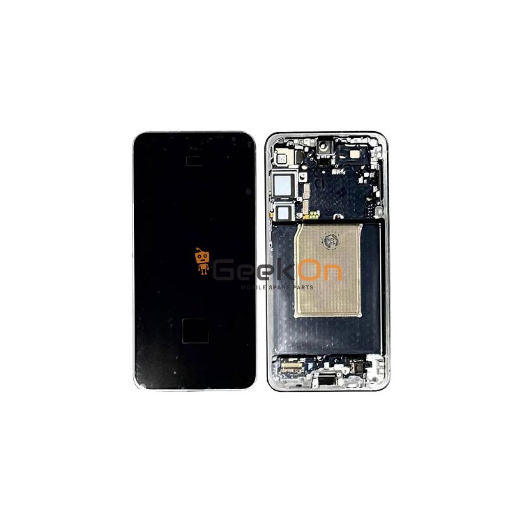 Γνήσια Οθόνη LCD Και Μηχανισμός Αφής Με Πλαίσιο για Samsung Galaxy S25 Plus 5G S936 GH82-36368C Icy Blue (Service Pack)