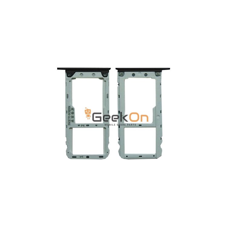 Υποδοχή κάρτας SIM και SD Tray για Xiaomi Redmi Note 5 Μαύρο