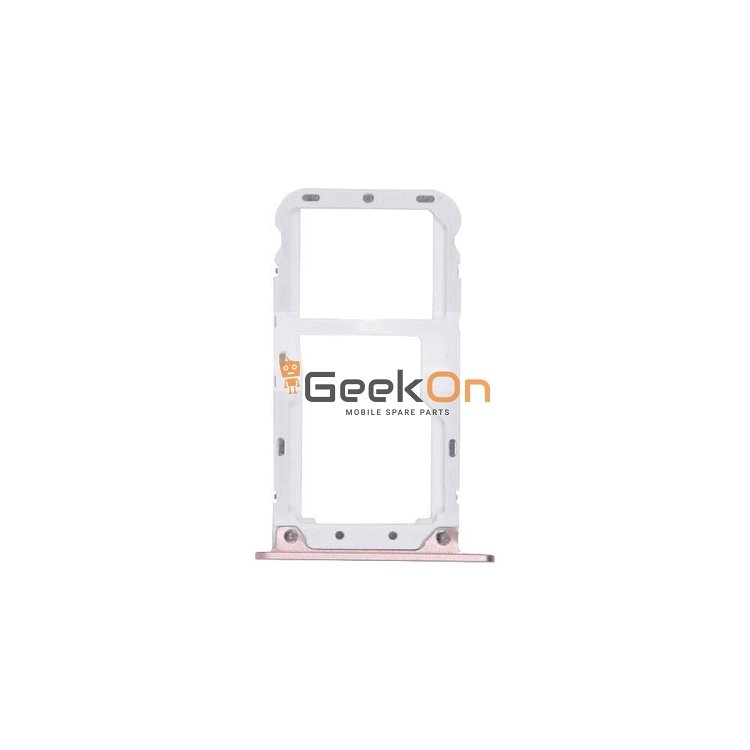 Υποδοχή κάρτας SIM και SD Tray για Xiaomi Redmi Note 5 Ροζ