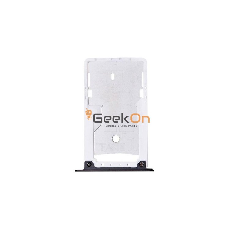Υποδοχή κάρτας SIM και SD Tray για Xiaomi Redmi Note 4 Μαύρο
