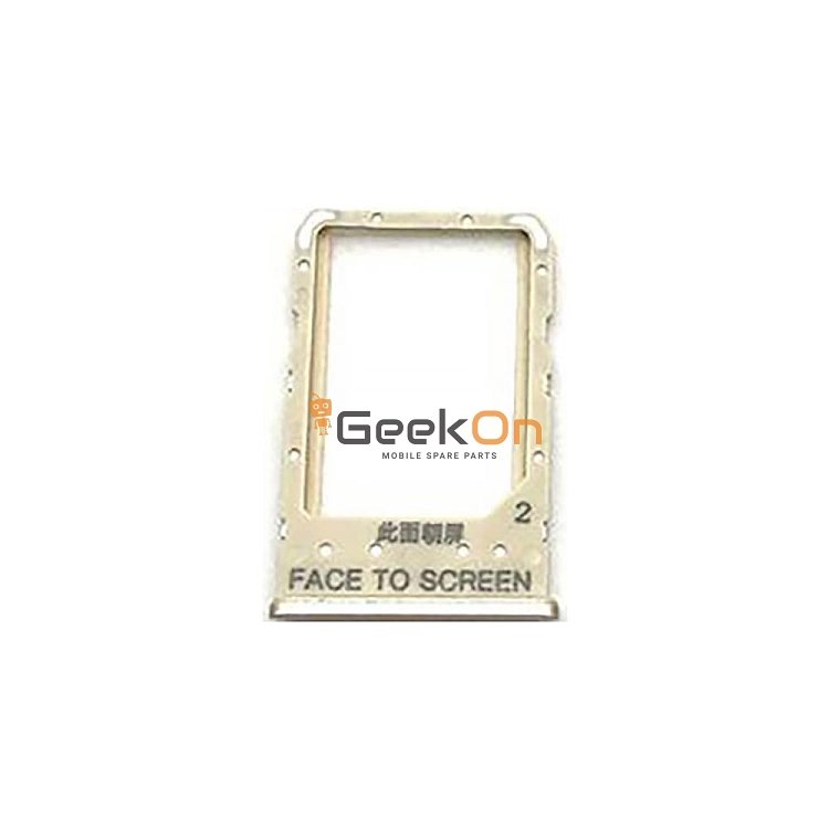 Υποδοχή κάρτας SIM και SD Tray για Xiaomi Redmi 6 / 6A Χρυσό