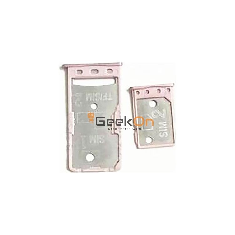 Υποδοχή κάρτας SIM και SD Tray για Xiaomi Redmi 5A Ροζ
