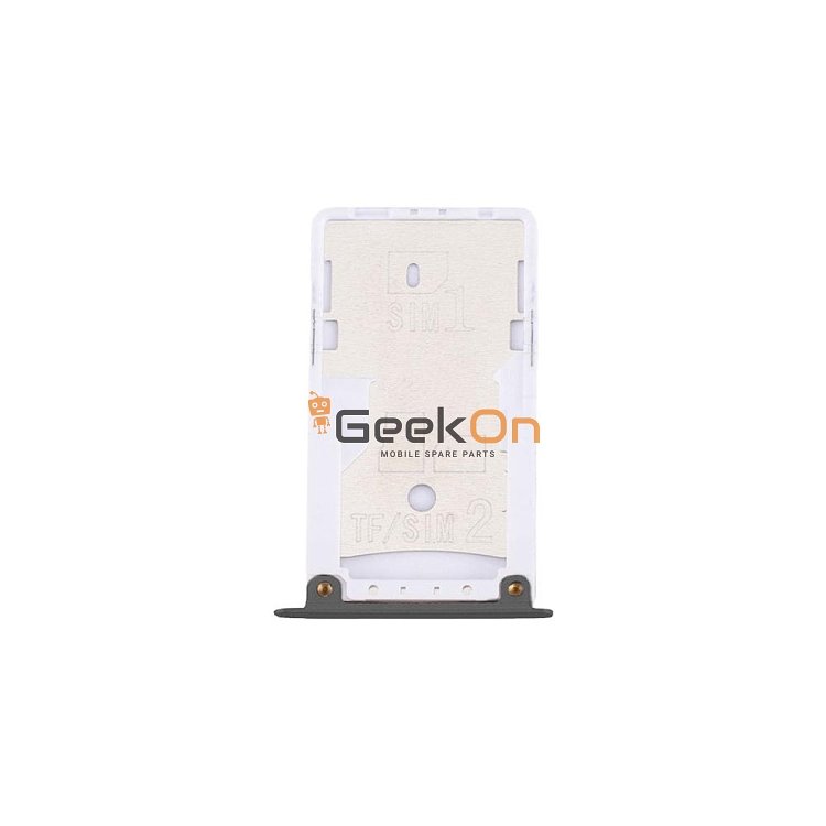 Υποδοχή κάρτας SIM και SD Tray για Xiaomi Redmi 4X Μαύρο