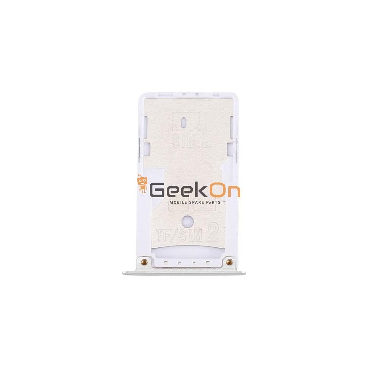 Υποδοχή κάρτας SIM και SD Tray για Xiaomi Redmi 4X Ασημί