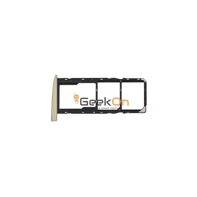 Υποδοχή κάρτας Dual SIM και Micro SD / Dual Sim Tray and SD Card για Motorola Moto G6 Plus Χρυσό