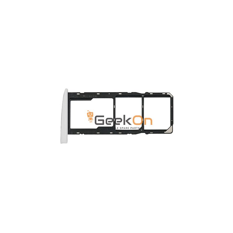 Υποδοχή κάρτας Dual SIM και Micro SD / Dual Sim Tray and SD Card για Motorola Moto G7 XT1962 Clear White