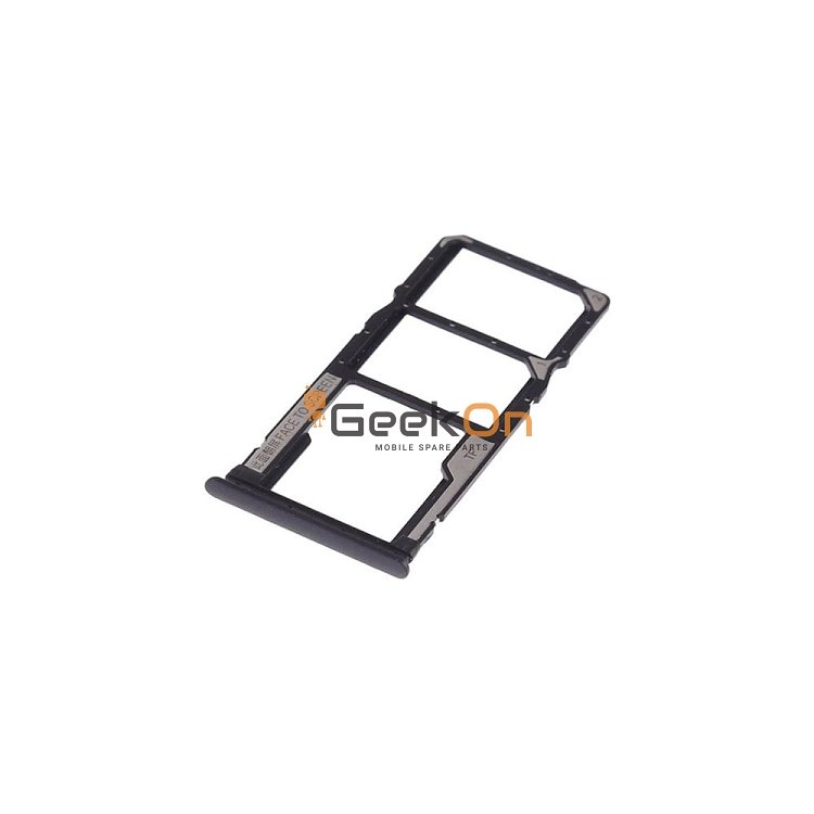 Υποδοχή κάρτας SIM και SD Tray για Xiaomi Redmi 7 Μαύρο