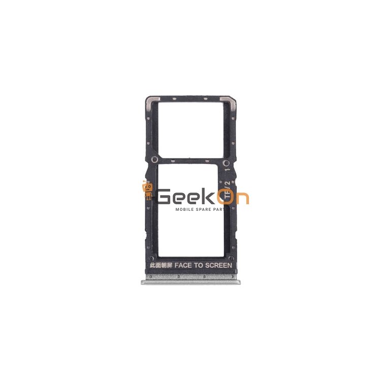 Υποδοχή κάρτας SIM και Micro SD / Sim Tray and SD Card Single για Xiaomi Poco M4 Pro 5G Ασημί
