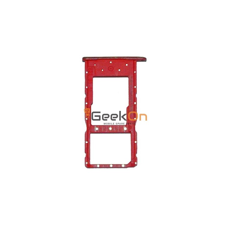 Υποδοχή κάρτας SIM και SD Tray για Huawei P Smart 2019  Coral Red
