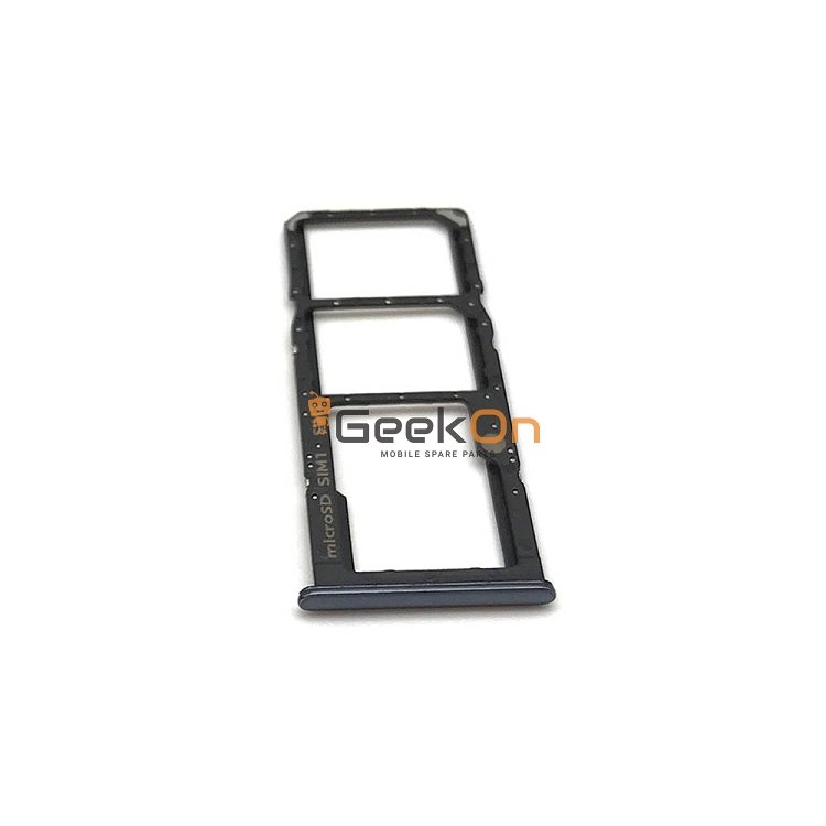 Υποδοχή κάρτας SIM και Micro SD / Sim Tray and SD Card για Samsung Galaxy A50s A507 Prism Crush Black