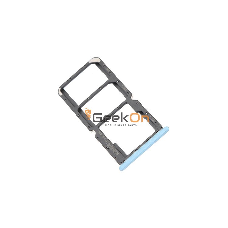 Υποδοχή κάρτας Dual Sim / Dual Sim Tray για Realme C21Y Cross Blue