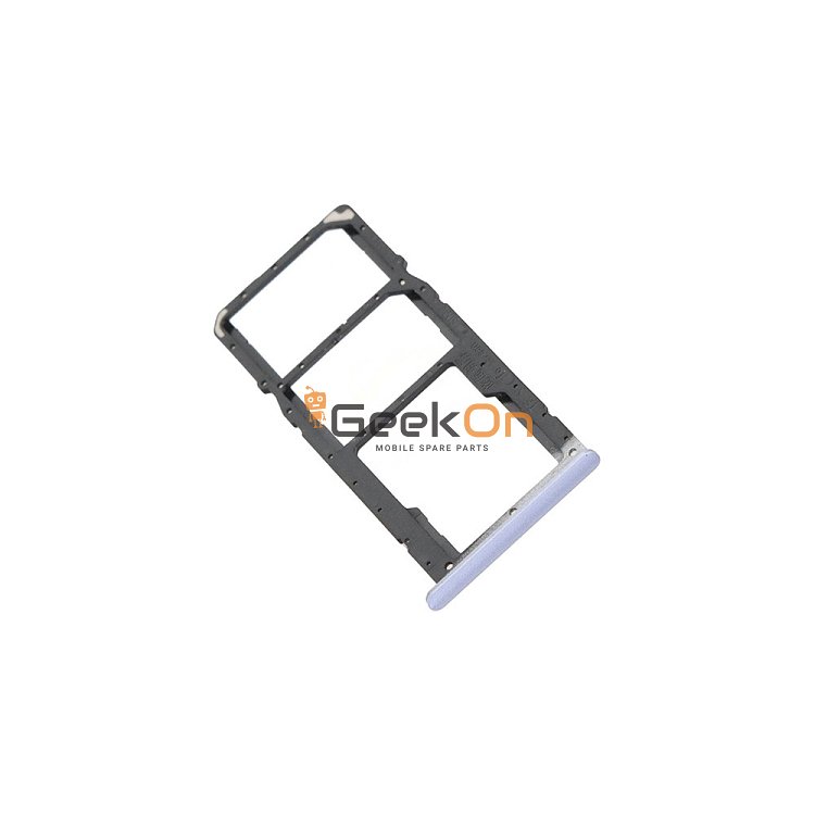 Υποδοχή κάρτας Dual Sim / Dual Sim Tray για Realme C31 Light Silver