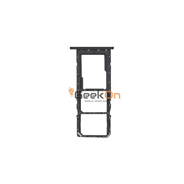 Υποδοχή κάρτας Dual Sim / Dual Sim Tray για Samsung Galaxy A03 (5G) SM-A035F SM-A036F Black
