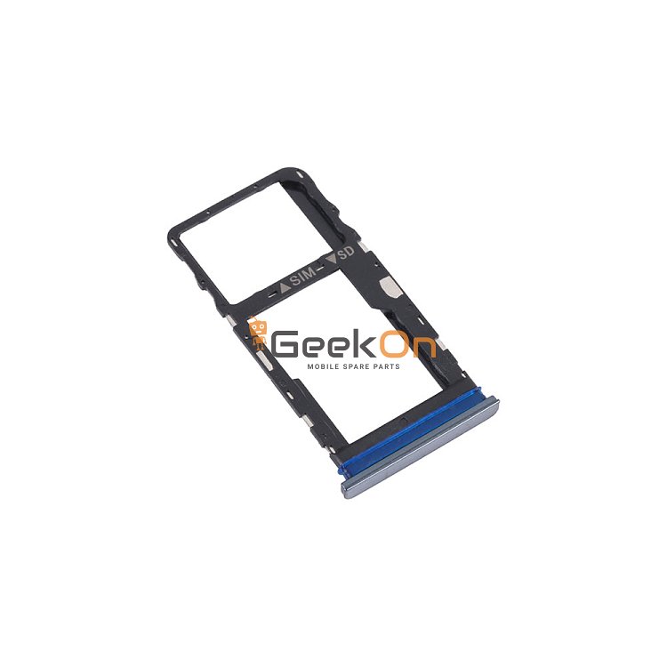 Υποδοχή κάρτας Dual Sim / Dual Sim Tray για TCL 30 Plus Tech Black