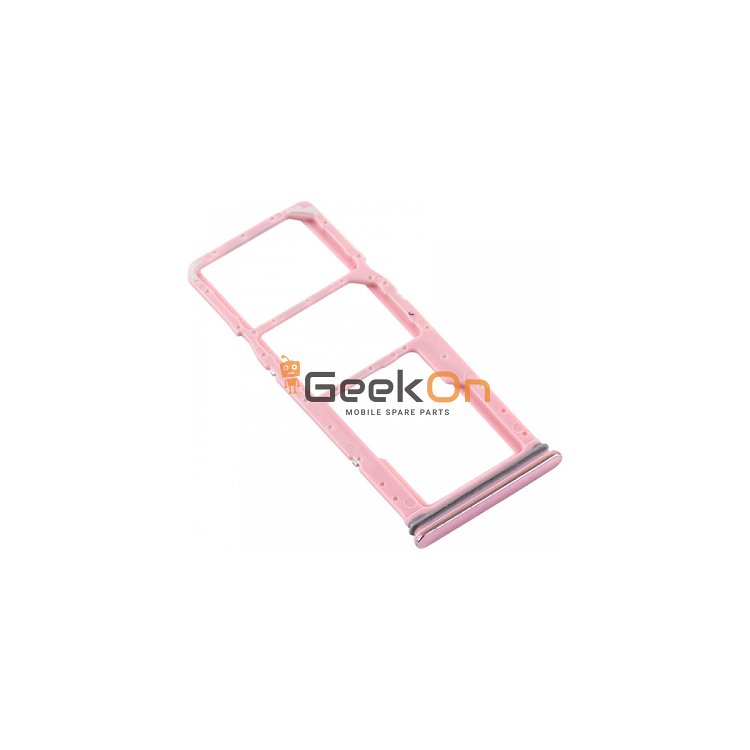 Υποδοχή κάρτας Dual SIM και SD Tray για Samsung Galaxy A9 2018 A920 Ροζ