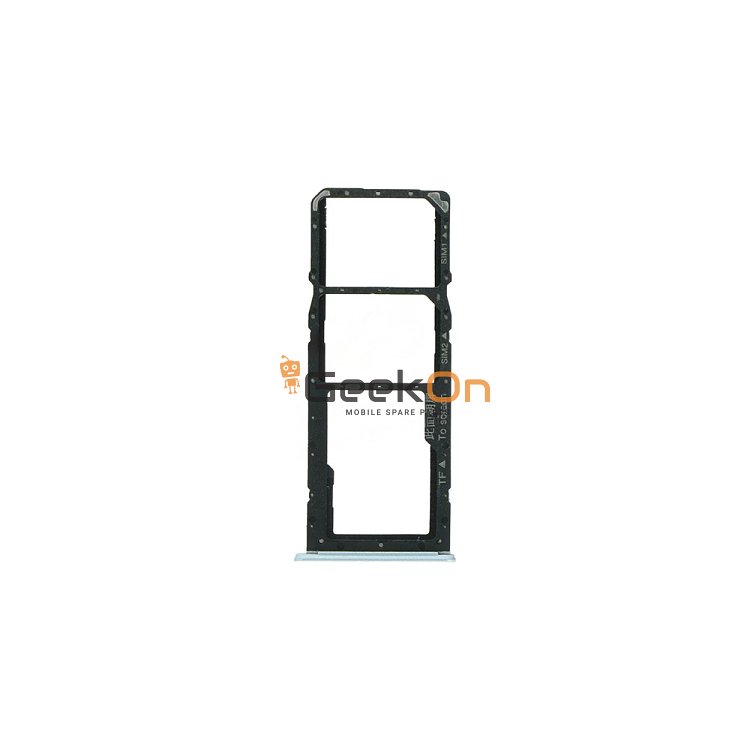 Υποδοχή κάρτας Dual Sim / Dual Sim Tray για Realme 7 Mist White