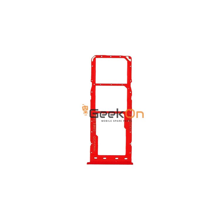 Υποδοχή κάρτας Dual Sim και SD Card / Dual Sim Tray and SD Card για Samsung Galaxy A10 A105 / M10 M105 Κόκκινο