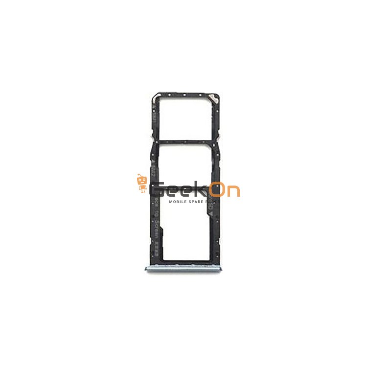 Υποδοχή κάρτας Dual Sim και SD Card / Dual Sim Tray and SD Card για Realme 7 Pro RMX2170 Mirror Silver