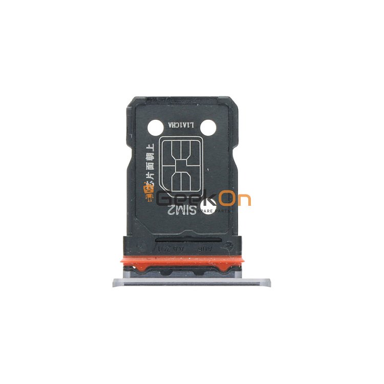 Υποδοχή κάρτας Dual Sim / Dual Sim Tray για Oppo Find X5 Pro CPH2305 Dual Card Black