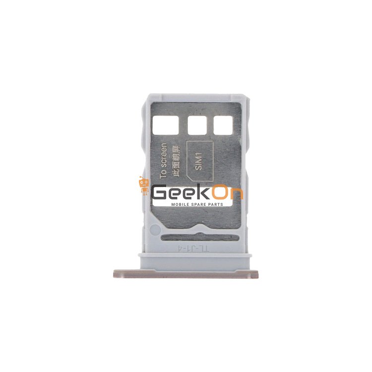 Υποδοχή κάρτας Dual Sim / Dual Sim Tray για Honor 70 Silver