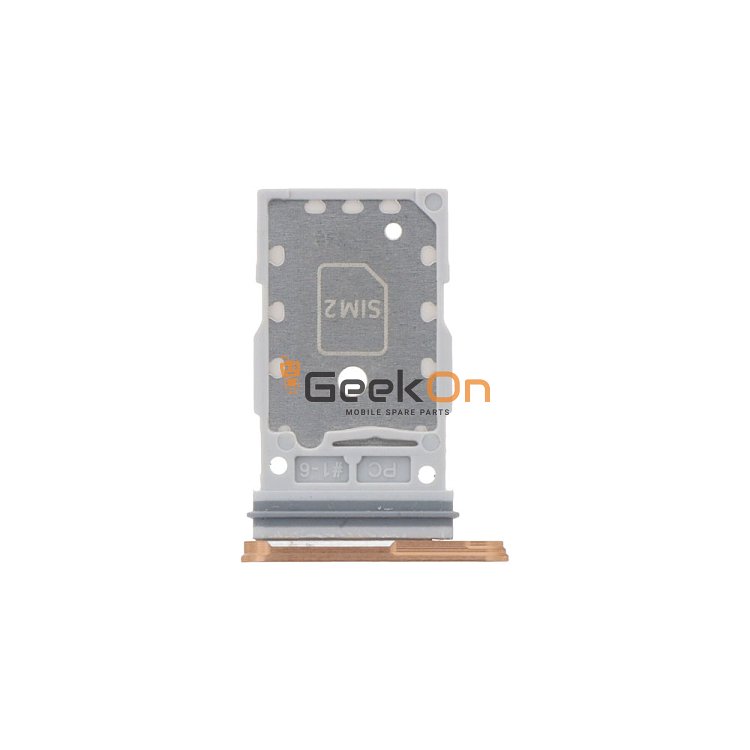 Υποδοχή κάρτας Dual Sim / Dual Sim Tray για Samsung Galaxy S24 / S24 Plus Orange