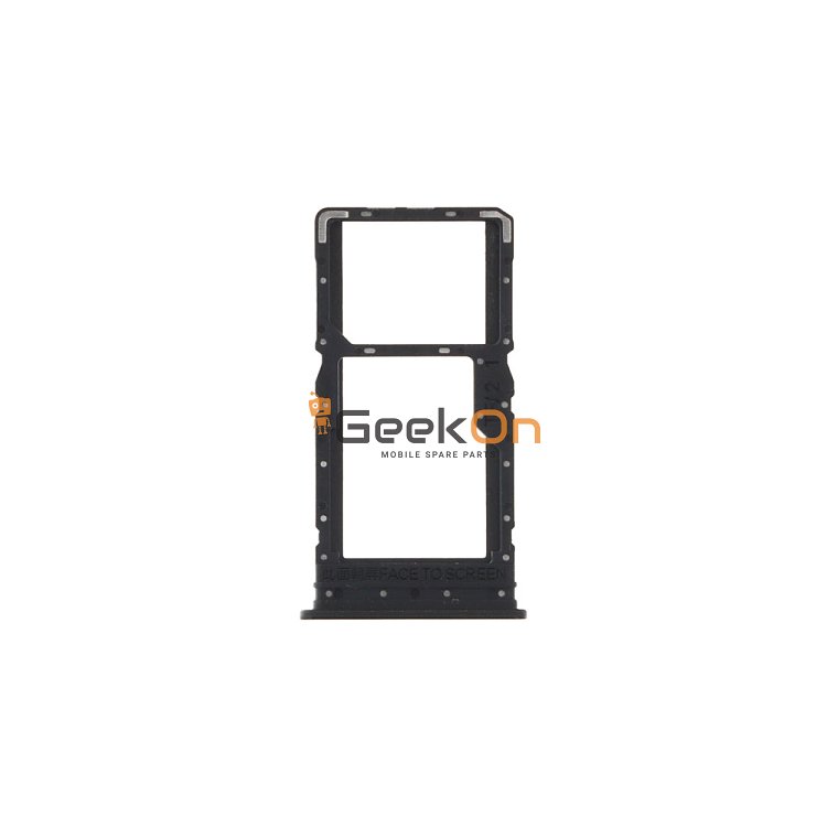 Υποδοχή κάρτας Dual Sim και SD Card / Dual Sim Tray and SD Card για Xiaomi Redmi 12 Midnight Black