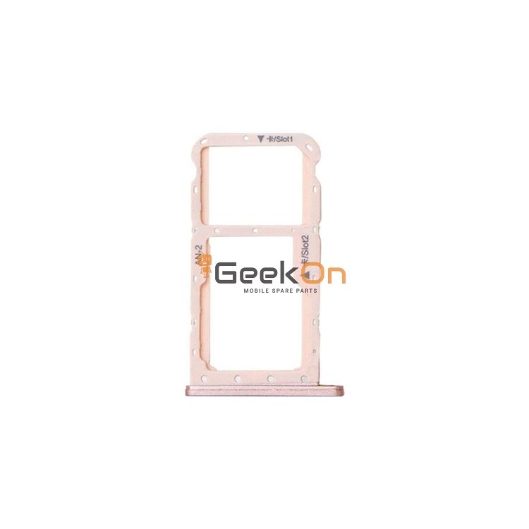 Υποδοχή κάρτας SIM και SD Tray για Huawei P20 Lite Ροζ