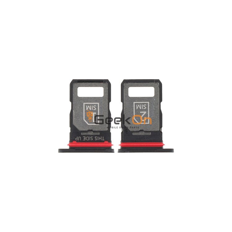 Υποδοχή κάρτας Dual Sim / Dual Sim Tray για Motorola Edge 40 Neo Black Beauty