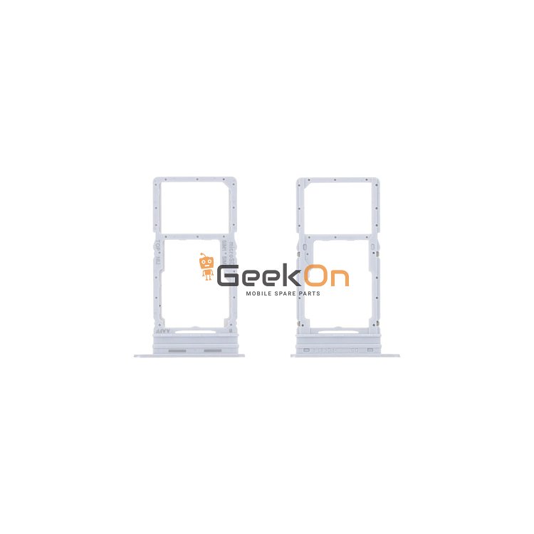 Υποδοχή κάρτας Dual Sim και SD Card / Dual Sim Tray and SD Card για Samsung Galaxy A16 A165 / A16 5G A166 Silver