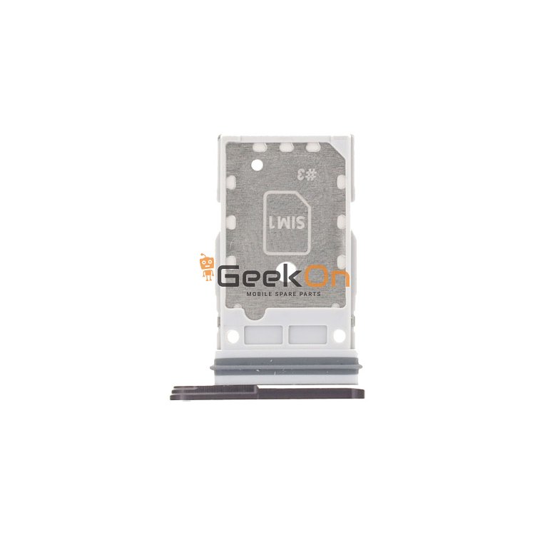 Υποδοχή κάρτας Dual Sim / Dual Sim Tray για Samsung Galaxy S22 Ultra 5G S908 Phantom Black