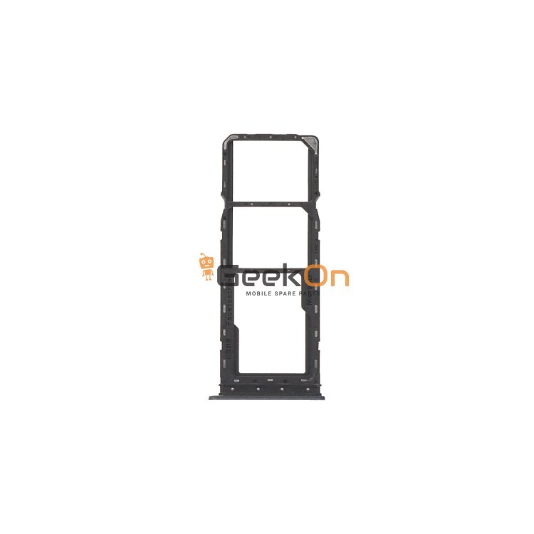 Υποδοχή κάρτας Dual Sim / Dual Sim Tray για Realme C65 Interstellar Black