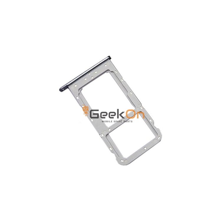 Υποδοχή κάρτας SIM και SD Tray για Huawei Honor 9 Lite Ασημί