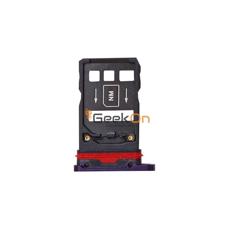 Υποδοχή κάρτας SIM και SD Tray για Huawei Mate 20 Pro Μωβ