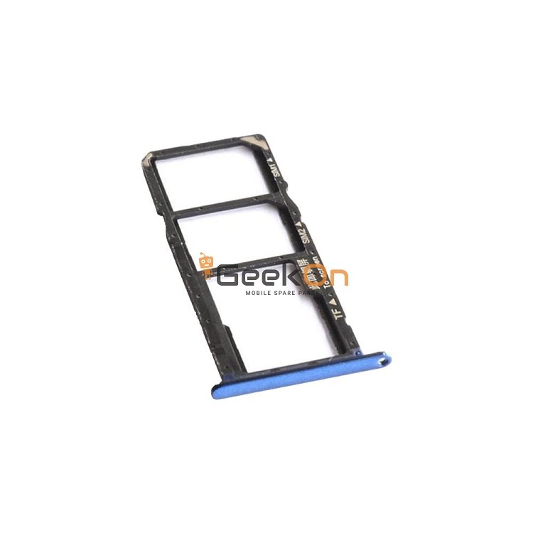 Υποδοχή κάρτας SIM και SD Tray για Huawei Y6 Prime 2018 Μπλε