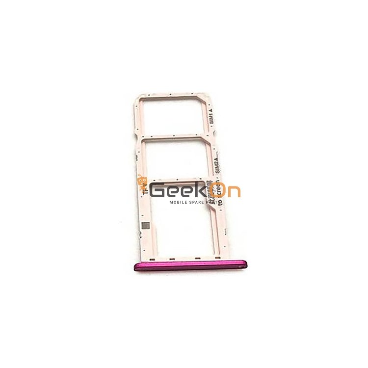 Υποδοχή κάρτας SIM και SD Tray για Huawei Y7 Pro 2019 Ροζ