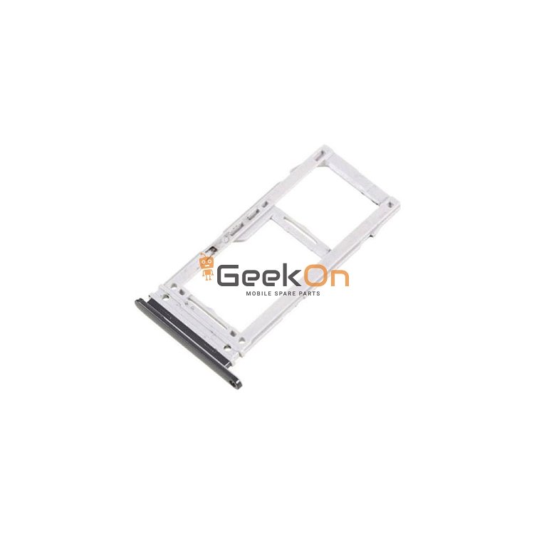 Υποδοχή κάρτας SIM και SD Tray για Samsung Galaxy S10 Plus G975 Μαύρο