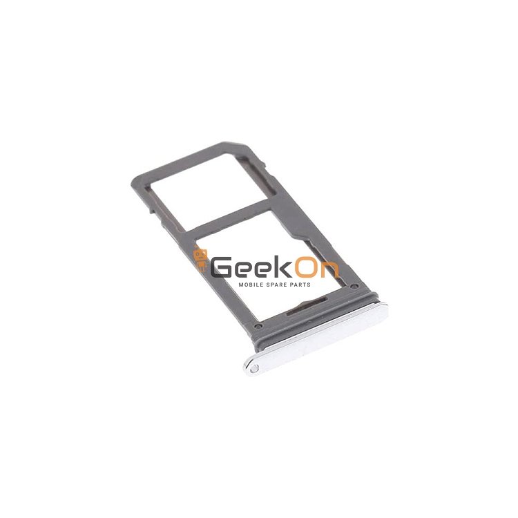 Υποδοχή κάρτας SIM και SD Tray για Samsung Galaxy S8 G950 Λευκό