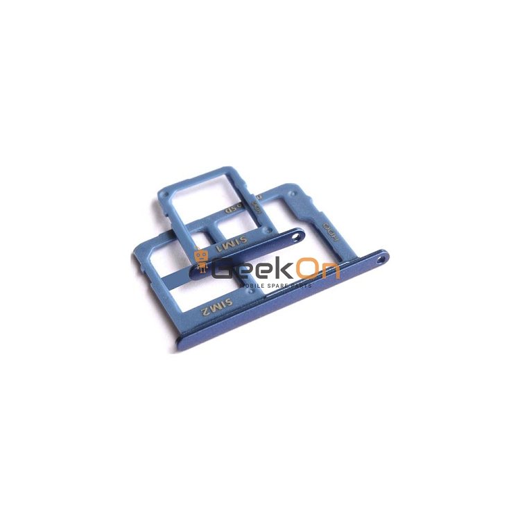 Υποδοχή κάρτας SIM και SD Tray για Samsung Galaxy J4 J400 Μπλε
