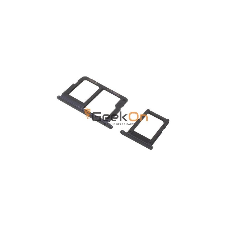 Υποδοχή κάρτας Dual SIM για Samsung Galaxy J7 Prime G610F Μαύρο